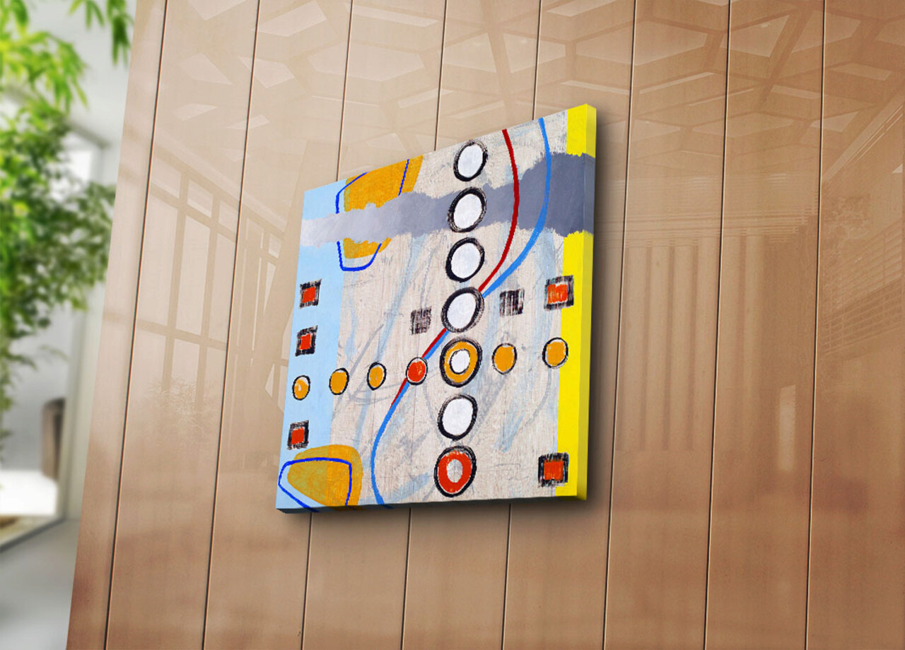 Tablou decorativ, 4545K-106, Dimensiune: 45 x 45 cm, Multicolor - imagine 5